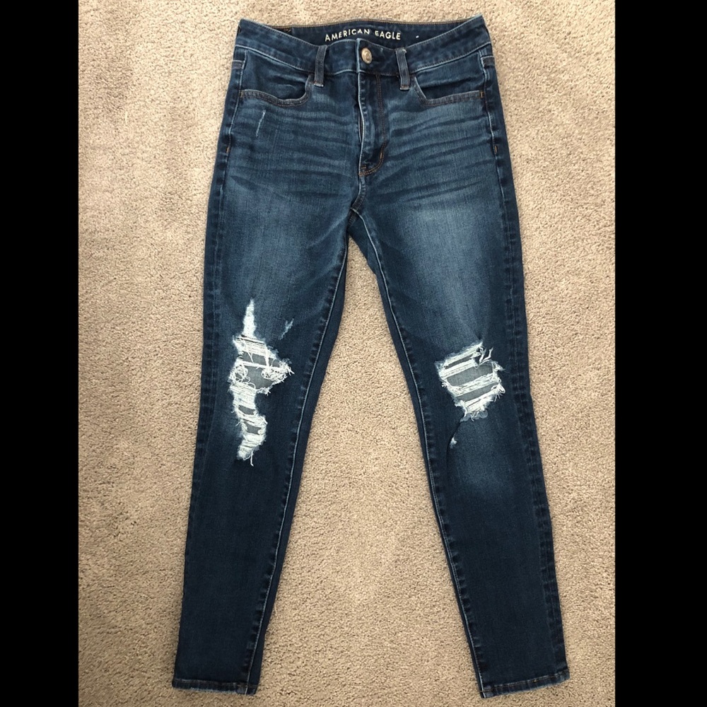 American Eagle hi-rise jeans